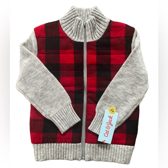Cat & Jack 4t zipper up sweater - Picture 1 of 3